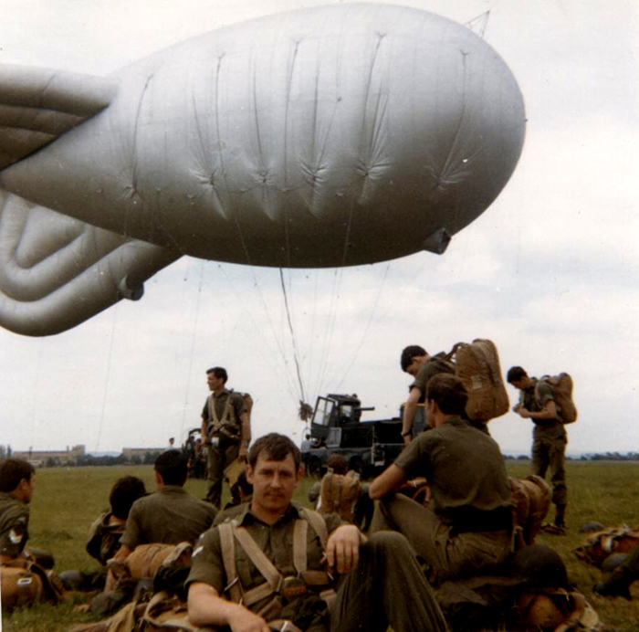 RAF Hullavington Roy Topham / Geordie Broughton Standing Back to Camera